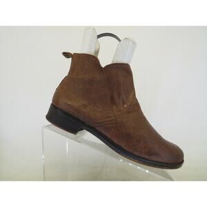Lucky Brand Womens Brown Leather Ankle Fashion Booties Boots Size 9 M